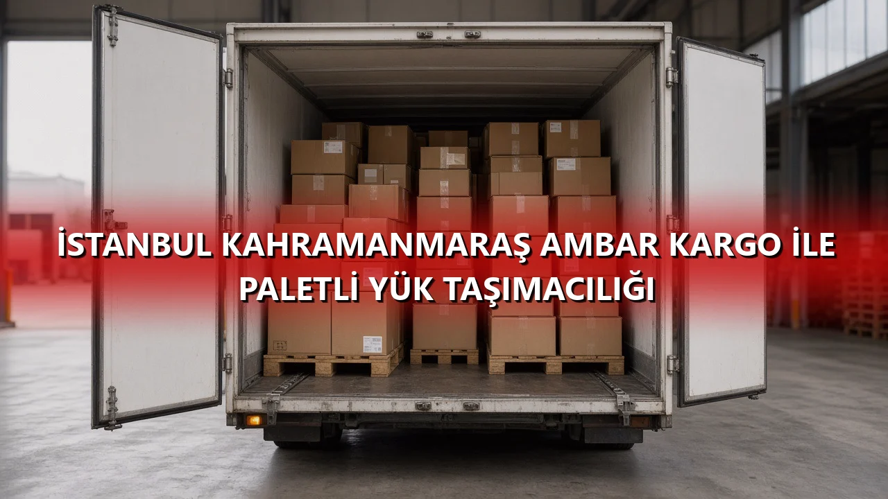 İstanbul Kahramanmaraş Ambar Kargo İle Paletli Yük Taşımacılığı